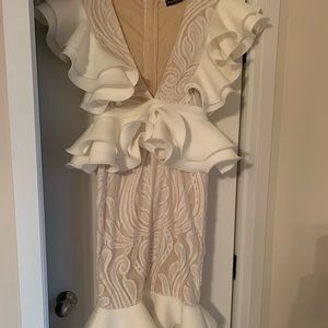 Ivory/nude dress